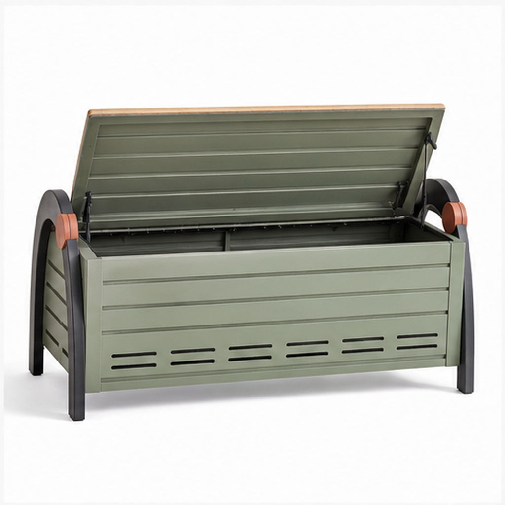 ArcBench Vault – Banc-coffre extérieur ventilé 180 litres