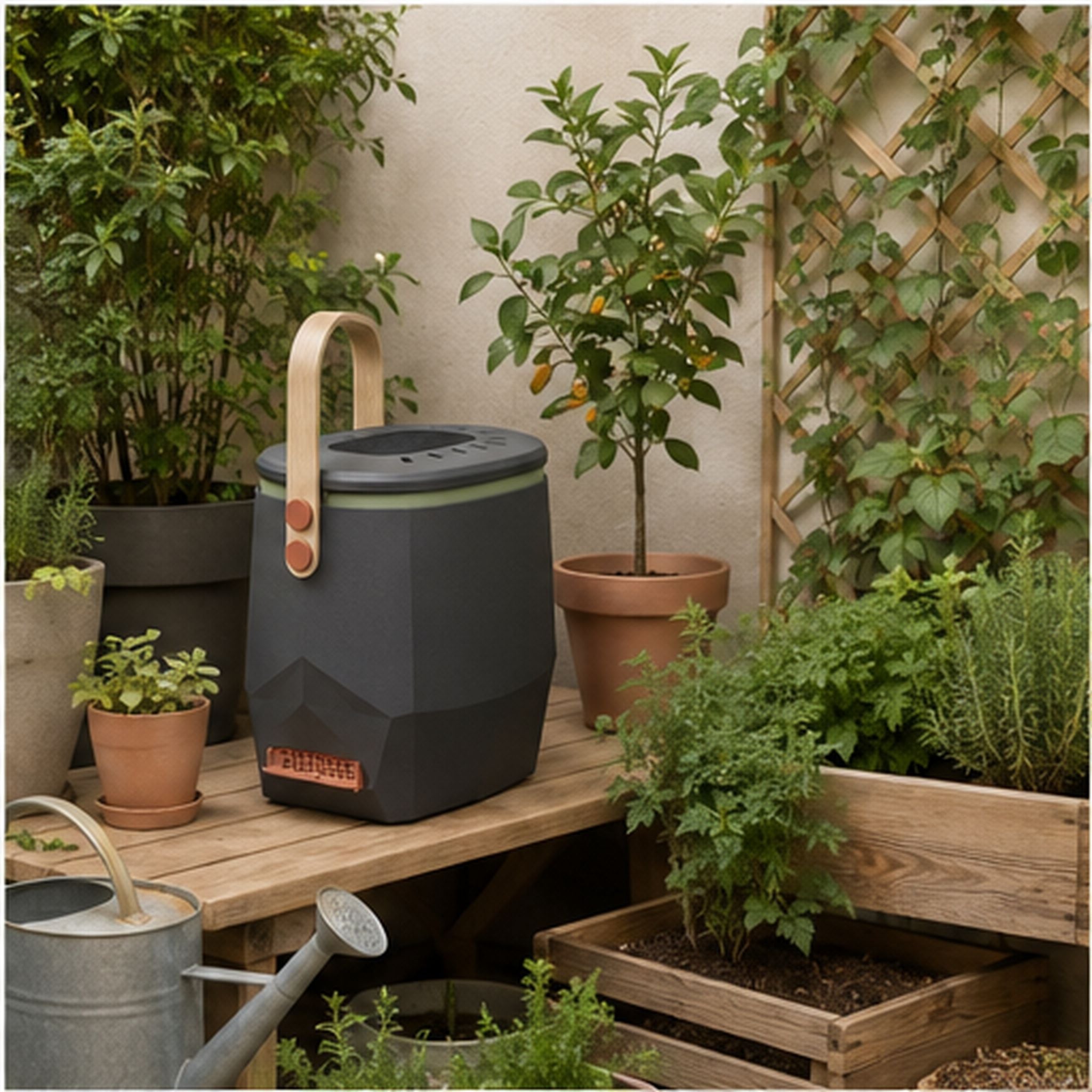 Composta Loop – Composteur compact ventilé pour balcon