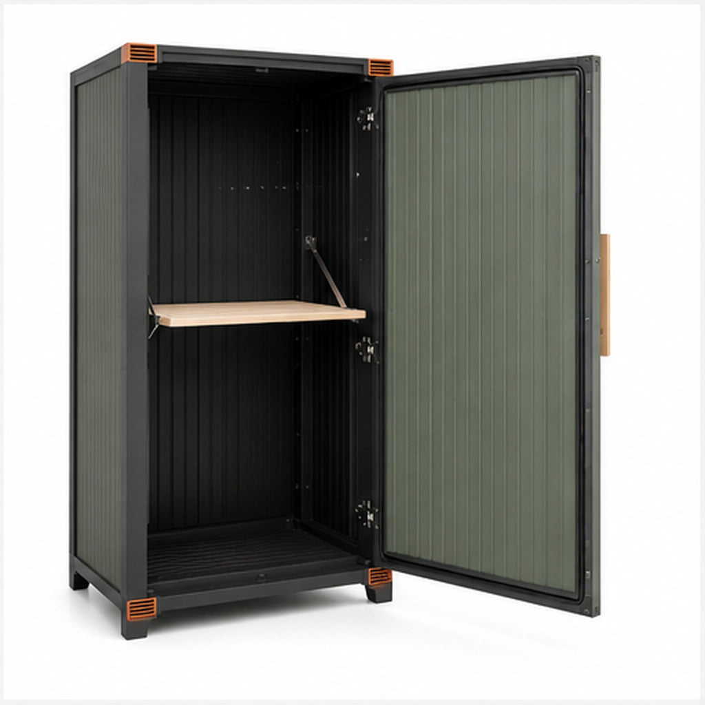 CushionVault Slim – Armoire extérieure étroite pour coussins 320 litres