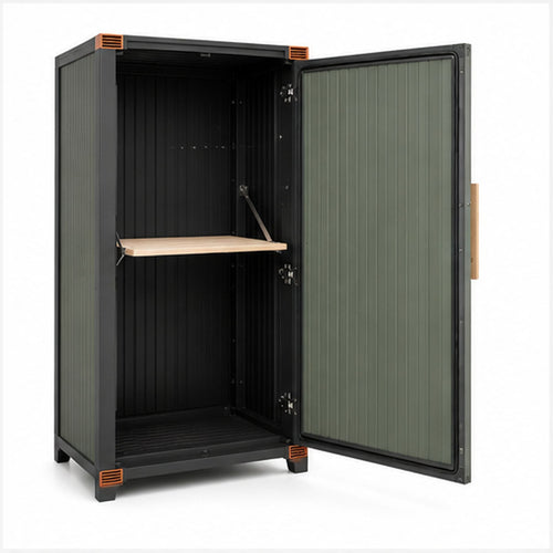 CushionVault Slim – Armoire extérieure étroite pour coussins 320 litres