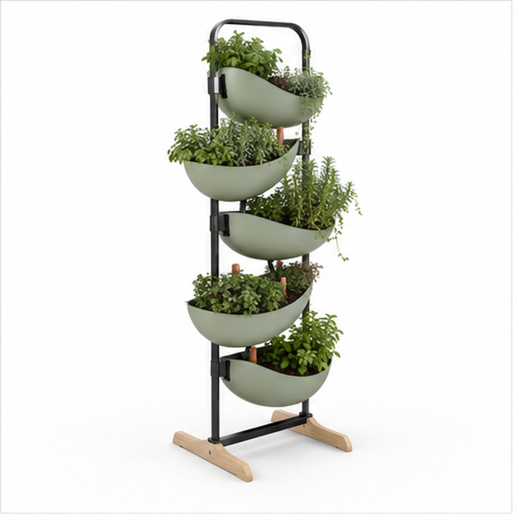 HerbStack Arc – Jardin vertical compact à cinq bacs
