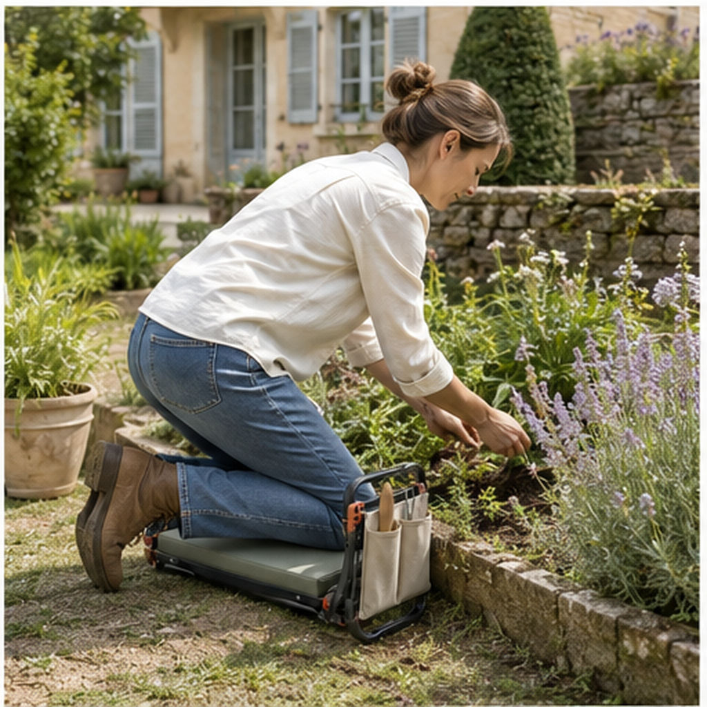 KneelCarry Fold – Agenouilloir pliant avec poches porte-outils