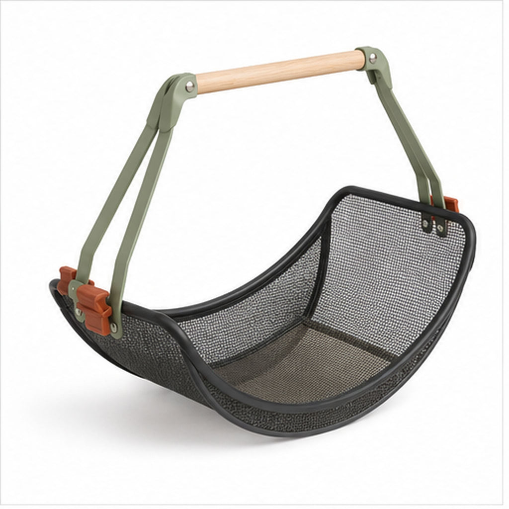 LeafSieve Crescent – Ramasse-feuilles pliant avec tamis amovible