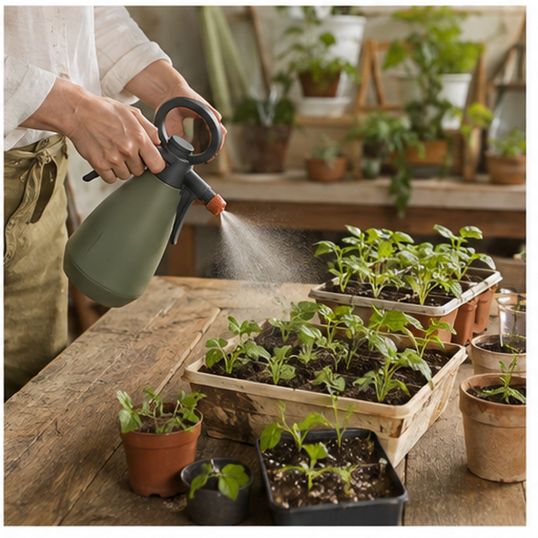 MistHalo Pro – Pulvérisateur rechargeable pour plantes 1,2 litre