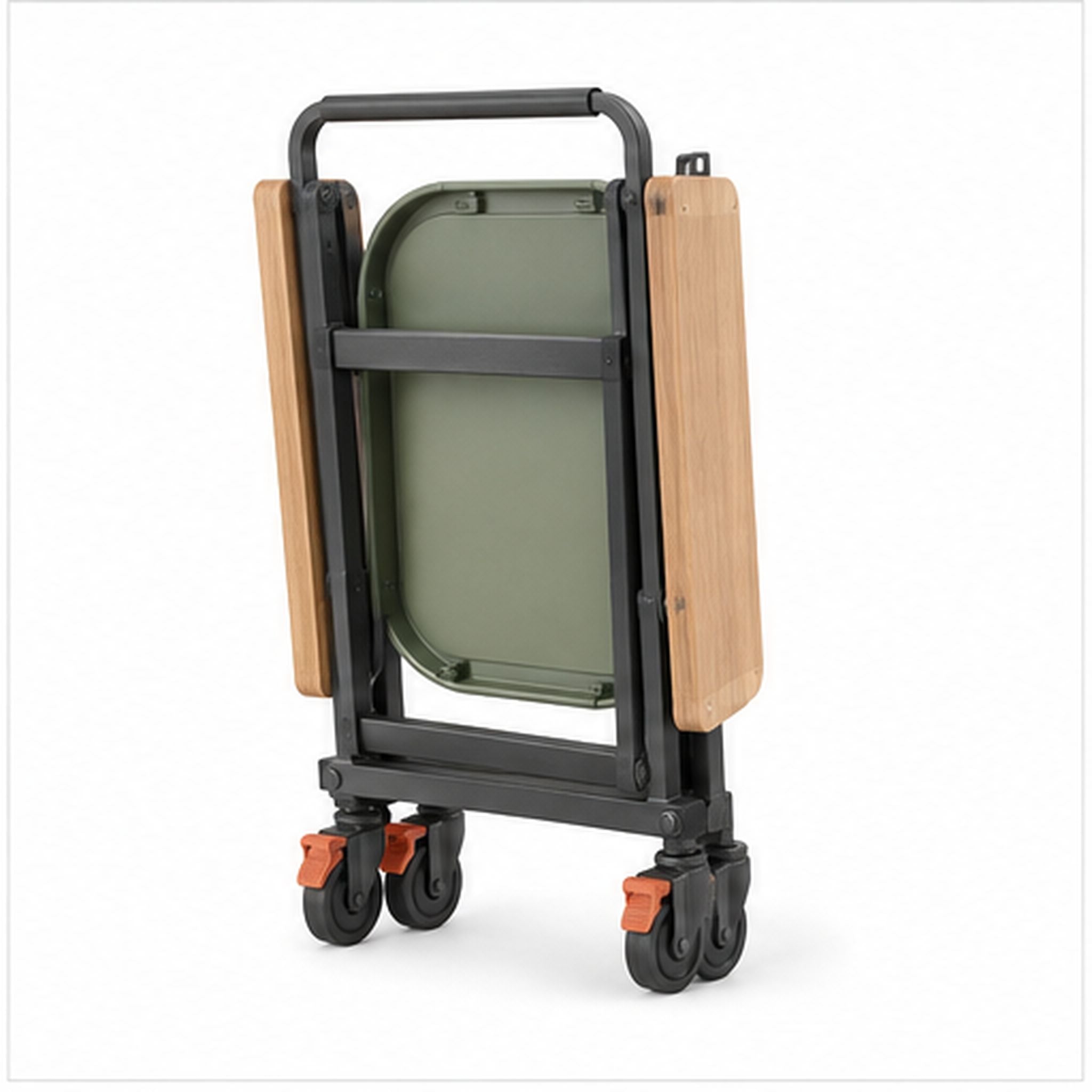 PatioFold Trolley – Chariot extérieur pliant convertible en desserte