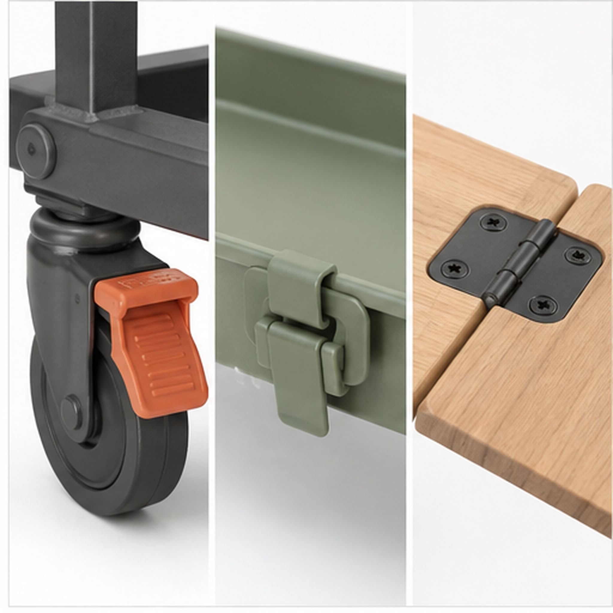 PatioFold Trolley – Chariot extérieur pliant convertible en desserte