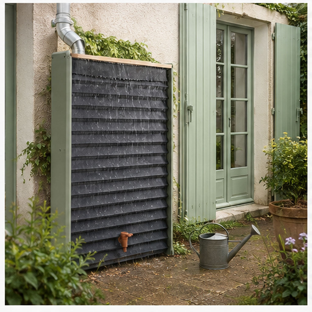 RainFold Slim – Récupérateur d’eau de pluie pliable 120 litres