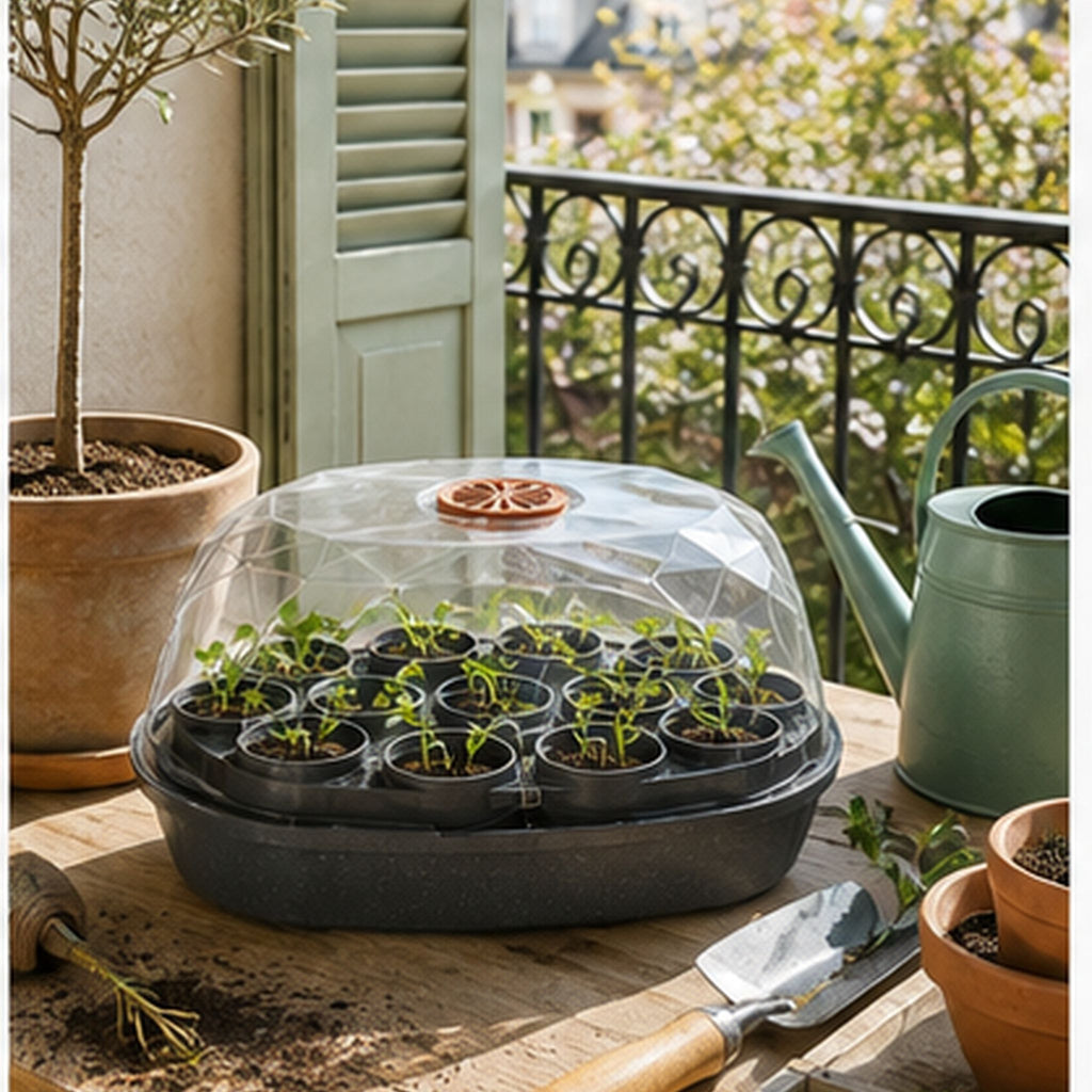 SeedOrbit 12 – Mini-serre de germination à douze capsules