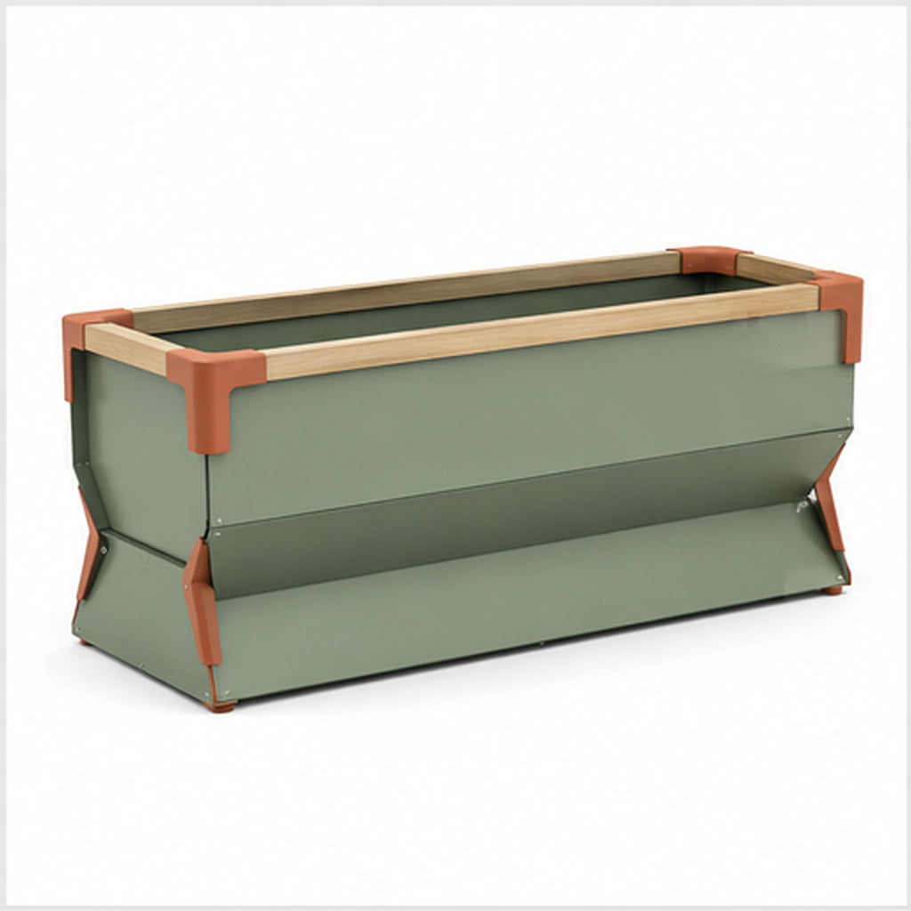 TerraFold Jardin – Bac potager surélevé modulaire avec drainage