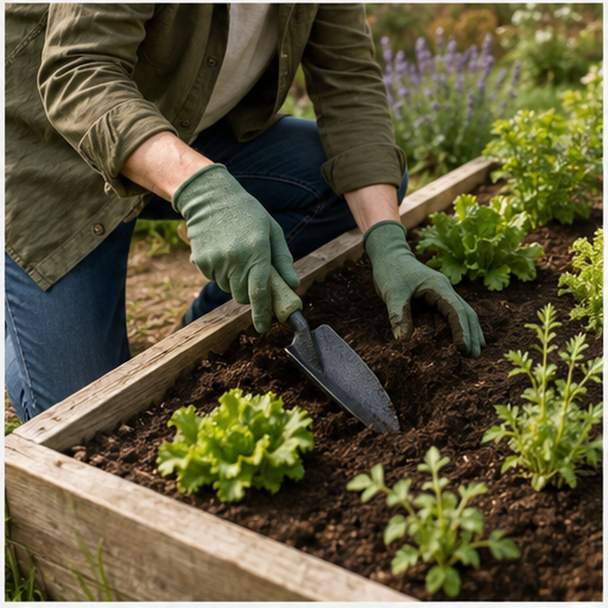 TerraGrip Trio – Ensemble de trois outils de jardinage ergonomiques