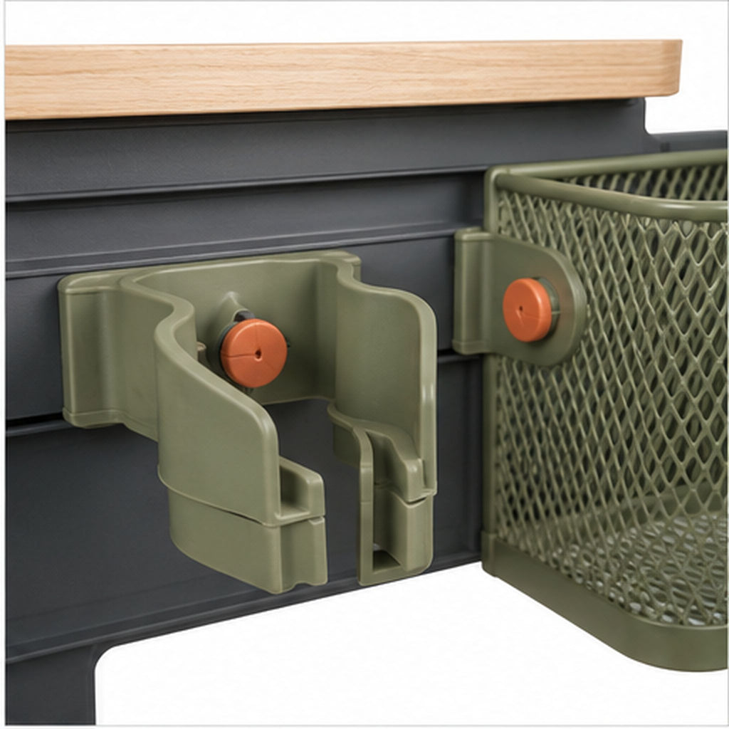 ToolNest Rail – Organiseur mural modulable pour outils de jardin